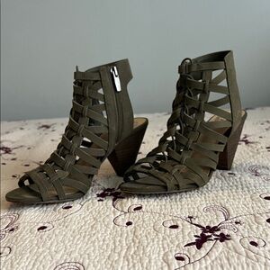 Vince Camuto Olive Strappy Heeled Sandals